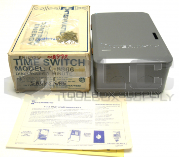 NEW IN BOX INTERMATIC C-8866 TIME SWITCH 60 MINUTE DIAL CYCLE SINGLE POLE 