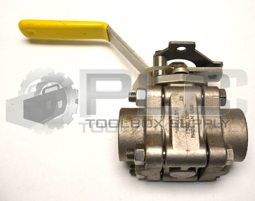 NEW APOLLO 86A-105-01 STAINLESS STEEL 3 PIECE BALL VALVE