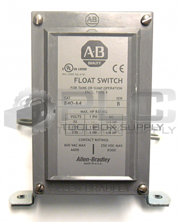 NEW ALLEN BRADLEY 840-A4 FLOAT SWITCH SER B