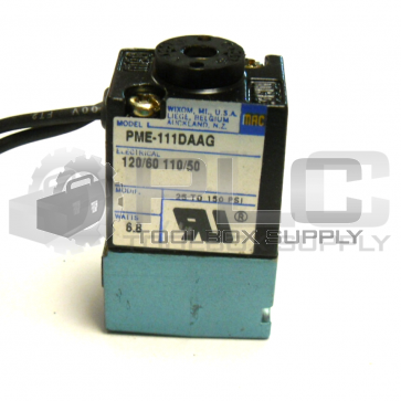 MAC VALVES PME-111DAAG SOLENOID VALVE 120/60 110/50 6.8WATTS
