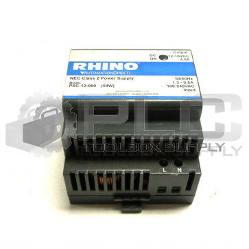 RHINO PSC-12-060 POWER SUPPLY CLASS 2 