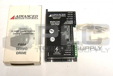 NEW IN BOX ADVANCED MOTION CONTROLS PWM SERVO AMPLIFIER 12A8M