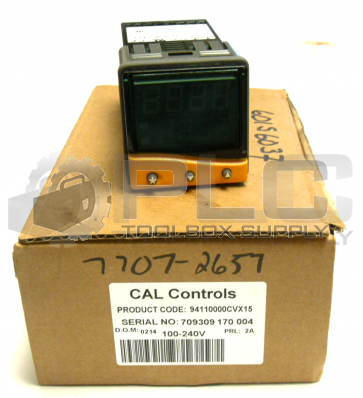 NEW CAL CONTROLS 9411 TEMPERATURE CONTROLLER 94110000CVX15