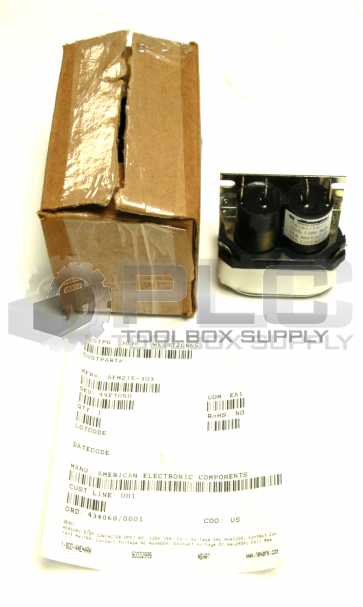 NEW IN BOX DURAKOOL AFM215-303 RELAY COIL 120V 50/60HZ