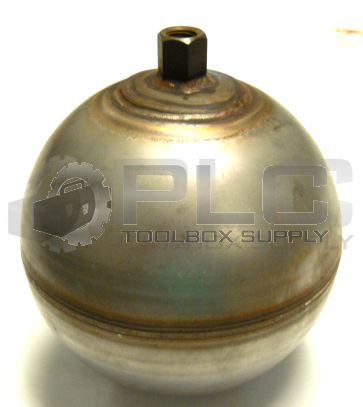 METAL FLOAT BALL APPROX 5 INCH WITH THREAD