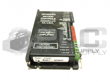 ADVANCED MOTION CONTROLS 25A8D SERVO AMPLIFIER 