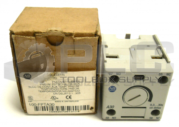NEW IN BOX ALLEN BRADLEY 100-FPTA30 B PNEUMATIC TIMING MODULE