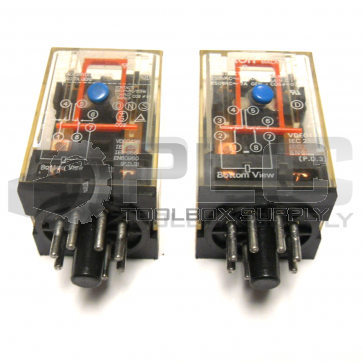 LOT OF 2 OMRON MK2P-S RELAY 