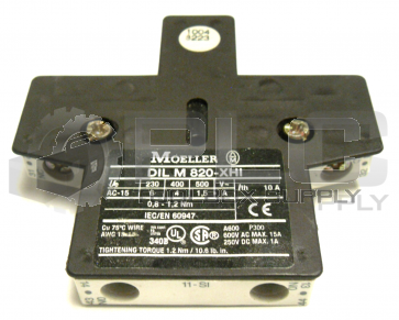 MOELLER DIL M 820-XHI AUXILLARY CONTACT 