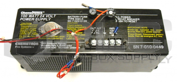 CHEMETRONICS SN 7-010-0449 POWER SUPPLY 100 WATT 24 VOLT SN 7-022-0126 AGC-4
