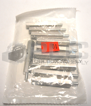 NEW LOT OF 10 WJ ROBERTS 10F200H37AP/MF 3/8" HEX ALUMINUM