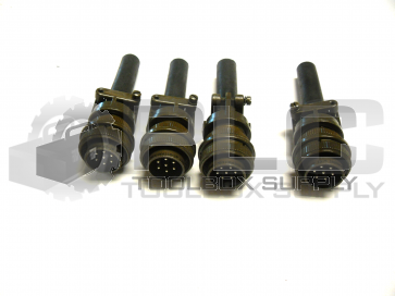 LOT OF 4 AMPHENOL MS3106A16S-1P CONNECTOR PLUG 