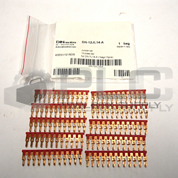 NEW LOT OF 10 DINNECTORS DN-12JL14-A TERMINAL BLOCK JUMPER