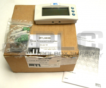 NEW IN BOX MEASUREMENT TECHNOLOGY MTL665B DIN PANEL IS DISPLAY WITH BACKLIGHT