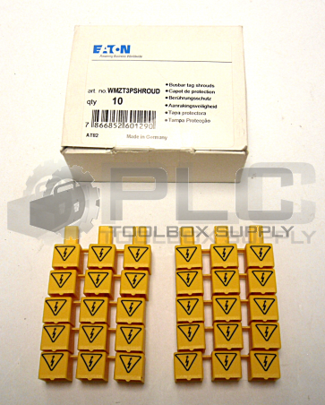 NEW IN BOX LOT OF 10 CUTLER HAMMER WMZT3PSHROUD MINIATURE CIRCUIT BREAKER SHROUD
