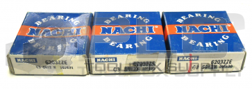 NEW LOT OF 3 SEALED NACHI 6203ZZE BALL BEARING DEEP GROOVE 17 X 40 X 122MM