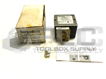 NEW BARKSDALE E1H-H15-P6-BR PRESSURE SWITCH 