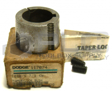 NEW DODGE 117074 TAPER LOCK BUSH 1008 X 7/8 KM