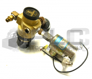 HONEYWELL V53LB2100 VALVE W/ C.A NORGREN R11-200-RNEA REGULATOR 