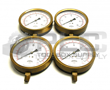 LOT OF 4 WINTERS 0-30 PSI PRESSURE GAUGE 0-200 KPA 5"