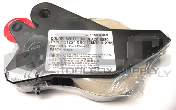 NEW BRADY 2-9454-00 WHITE/BLACK TAPE CARTRIDGE