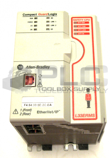 ALLEN BRADLEY 1769-L33ERMS /A COMPACT GUARDLOGIX CPU 