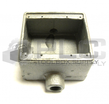 NEW CROUSE-HIND FDC 12 JUNCTION BOX TWO-GANG 1/2" X 3/4" FDC12 *QTY*