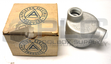 NEW APPLETON ELECTRIC GRLB100-A OUTLET BOX ALUMINUM JUNCTION UNILET 