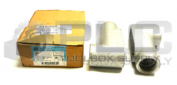 NEW BOX OF 2 CROUSE HINDS LB57 OUTLET BOX 1-1/2" FORM 7 425B