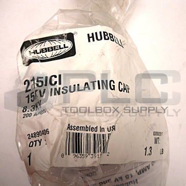 NEW HUBBELL 215ICI INSULATING CAP 15KV  