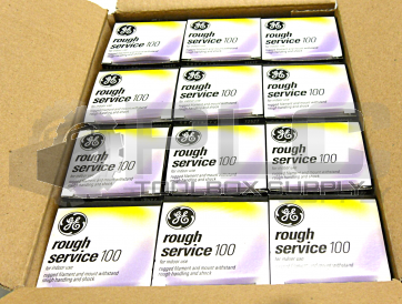 NEW BOX OF 12 GENERAL ELECTRIC 72527 LIGHT BULB 100 WATTS 