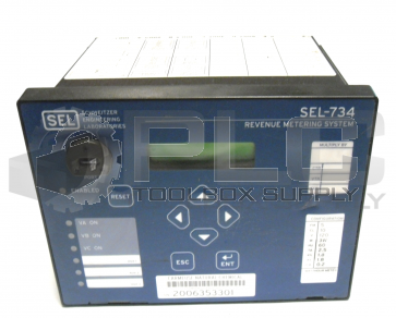SCHWEITZER SEL-734 REVENUE METERING SYSTEM 073400531D1116E5XXX2A