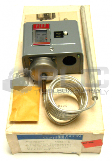 NEW JOHNSON CONTROLS A70KA-1 TEMPERATURE CONTROL 2 SINGLE POLE CIRCUITS