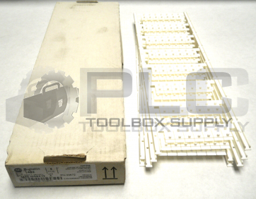 NEW IN BOX OF 5 ALLEN BRADLEY 1492-MS8X12 MARKER CARD SNAP-IN