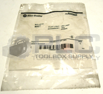 NEW SEALED ALLEN BRADLEY 800T-N320A /C PILOT LIGHT LED LAMP AMBER