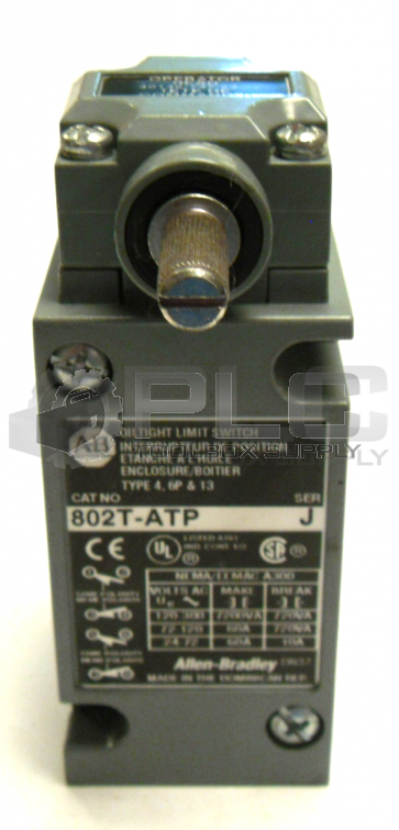 NEW ALLEN BRADLEY 802T-ATP /J OILTIGHT LIMIT SWITCH TYPE 4,6P & 13
