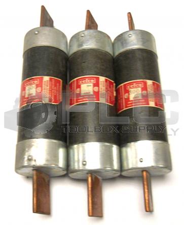 LOT OF 3 CEFCO 300 AMP ONE-TIME FUSE 