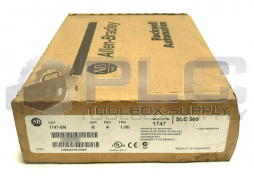 NEW SEALED ALLEN BRADLEY 1747-SN SER B REV A REMOTE I/O SCANNER SLC 500