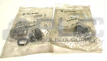 NEW LOT OF 2 ALLEN BRADLEY 800FP-F3 SER A FLUSH PUSH BUTTON GREEN
