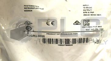 NEW SEALED ALLEN BRADLEY 42GRU-9000/B PHOTOSWITCH RETROREFLECTIVE SENSOR