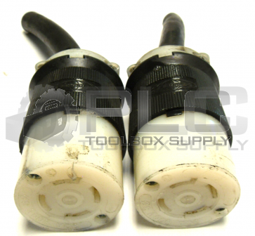 LOT OF 2 HUBBELL HBL2743 TURN AND PULL 30A 30 600VAC