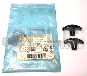 NEW LOT OF 2 STEARNS 814880400 PLASTIC RELEASE HANDLE  