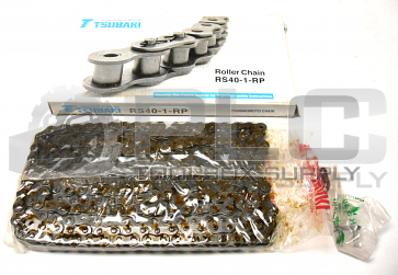 NEW IN BOX TSUBAKI RS40-1-RP ROLLER CHAIN 