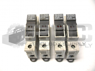 LOT OF 4 NEW ALLEN BRADLEY 1492-FB1C30-L FUSE HOLDER 