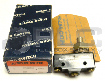 NEW IN BOX MICRO SWITCH BZ-2RQ66 BASIC SWITCH STANDARD STRAIGHT PLUNGER 15A