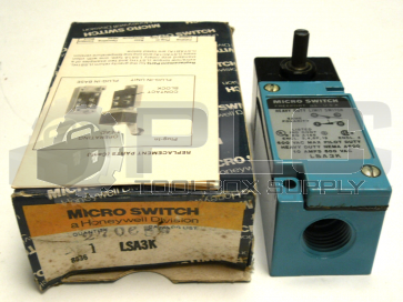 NEW IN BOX MICRO SWITCH LSA3K LIMIT SWITCH 600VAC HEAVY DUTY 10 AMP