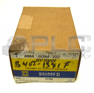 NEW SEALED IN BOX SQUARE D SOM-222 AC OUTPUT MODULE 120/240V 8884