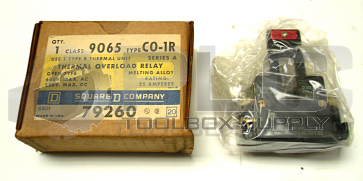 NEW IN BOX SQUARE D 79260 THERMAL OVERLOAD RELAY CLASS 9065 TYPE C0-1R