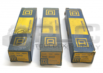 NEW LOT OF 3 SQUARE D SCA12 CONNECTOR CLASS 9080