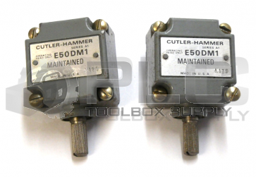 LOT OF 2 CUTLER-HAMMER E50DM1 LIMIT SWITCH OPERATING HEAD